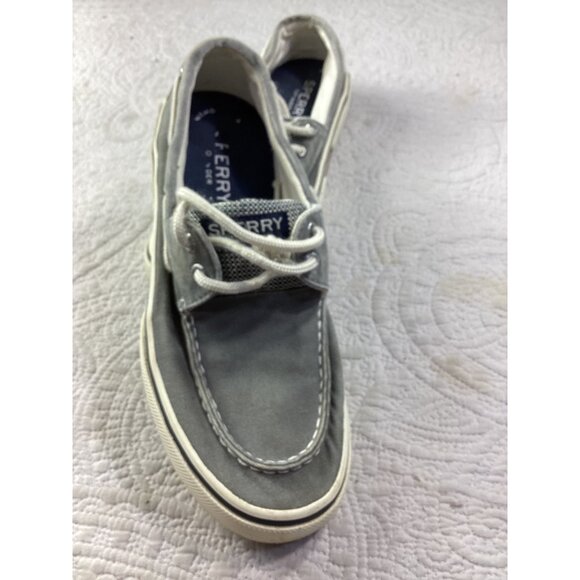 Sperry Mens Gray Canvas Boat Shoes*Memory Foam & Non-Slip Rubber Soles*Size 8.5 - Picture 2 of 10